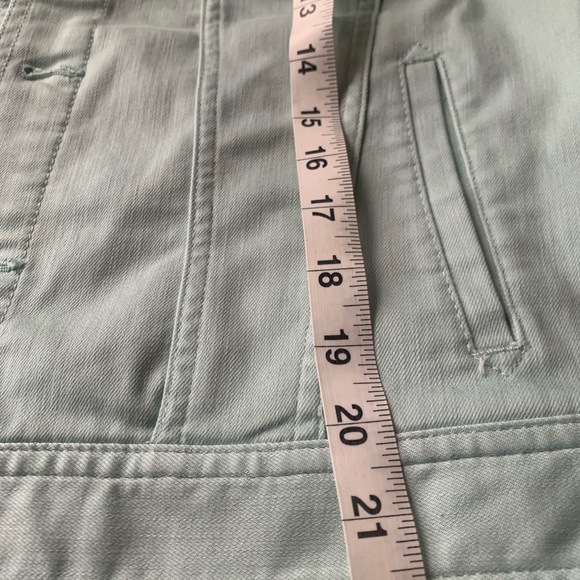 Talbots Denim Jean Jacket in Mint Color- Size L - Picture 8 of 10